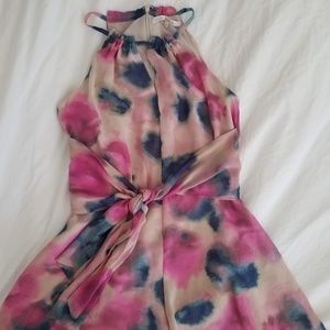 Rachel Rachel Roy Print Tie Front Romper